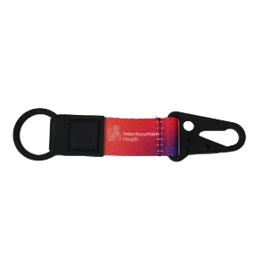 Thread Keychain Clip Gradient